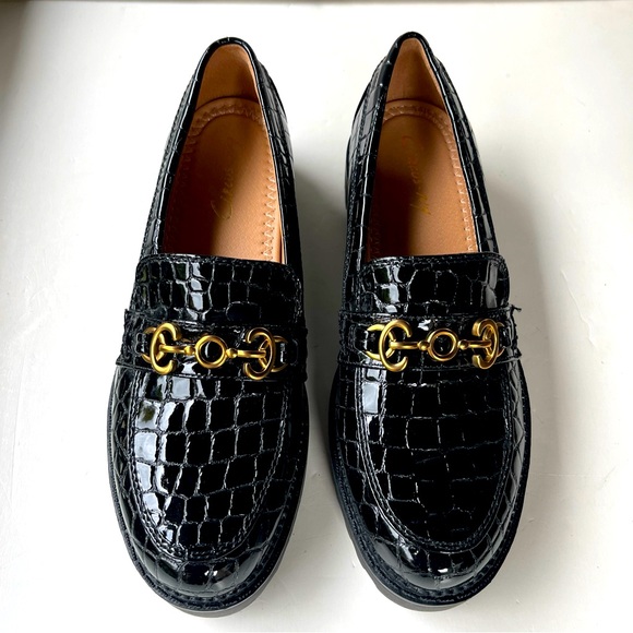 Croc Loafers Circus NY by Sam Edelman Deana Loafer Black - Picture 1 of 10